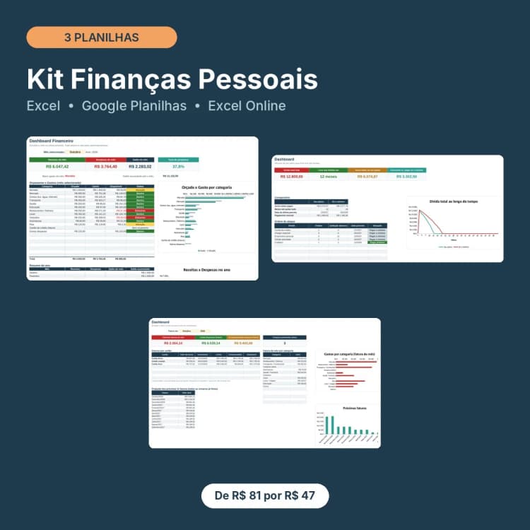 Capa do Kit Finanças Pessoais